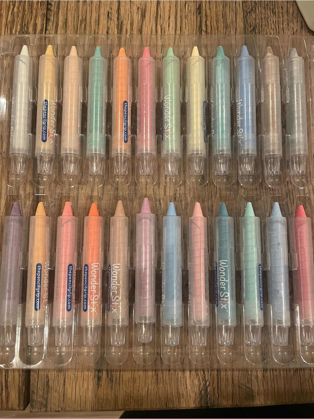Pastel washable Crayon Set - Assorted Pastel Colors wonderstix